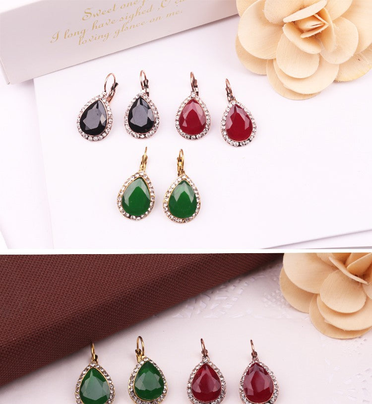 Bohemian Vintage Crystal Earrings