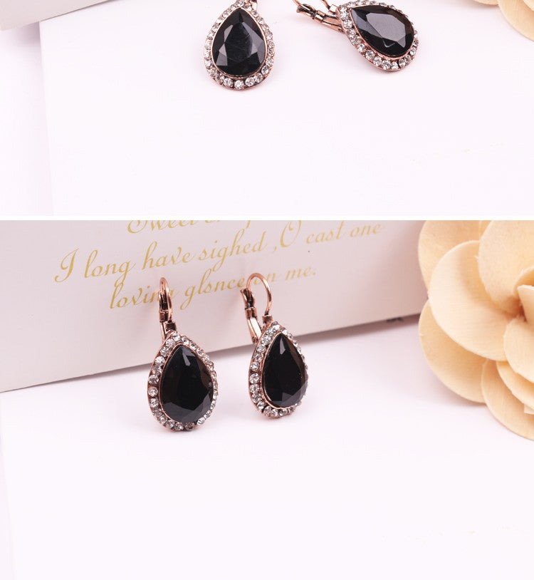 Bohemian Vintage Crystal Earrings