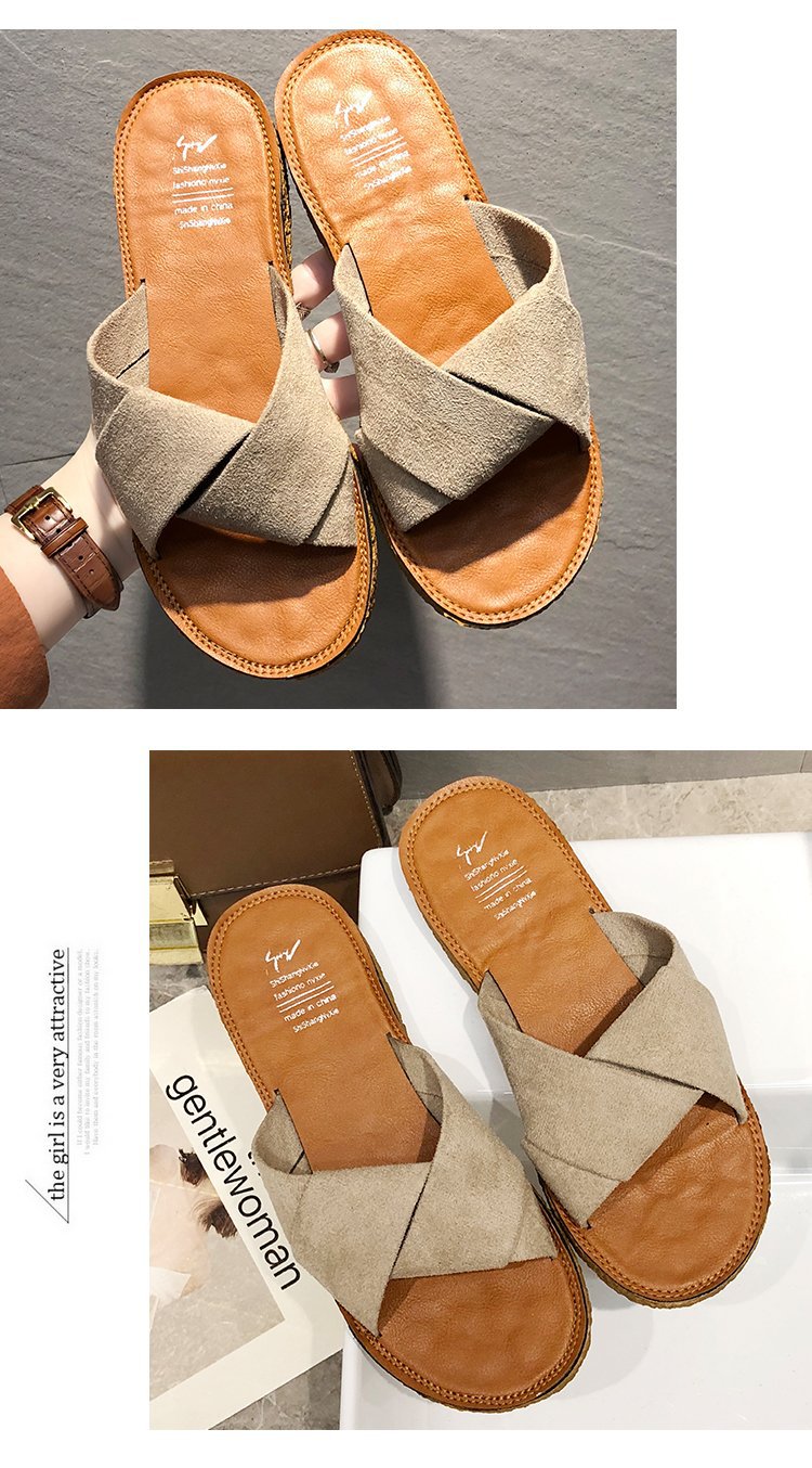 INS Beach Flat Shoes Sandals and Slippers