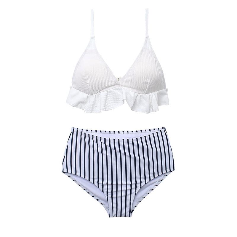 Striped Beach Swimsuit Bikini