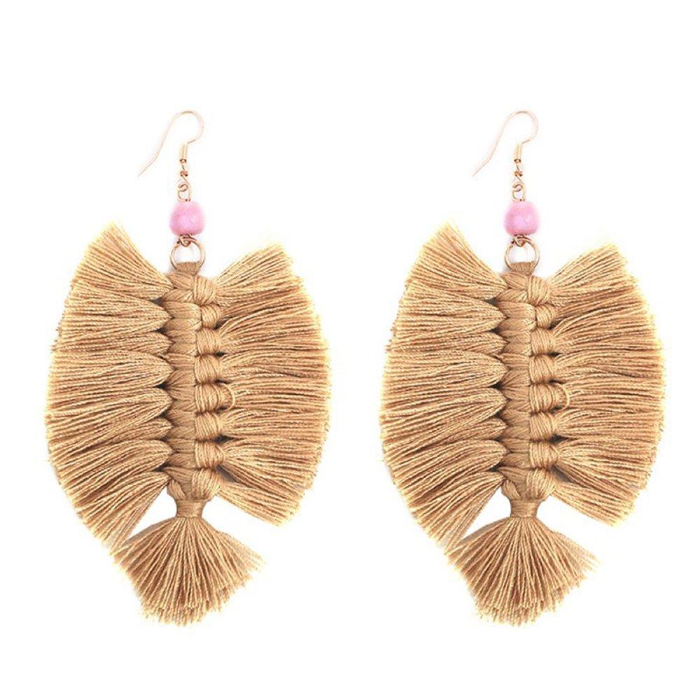 Bohemian Style Tassel Alloy Earrings