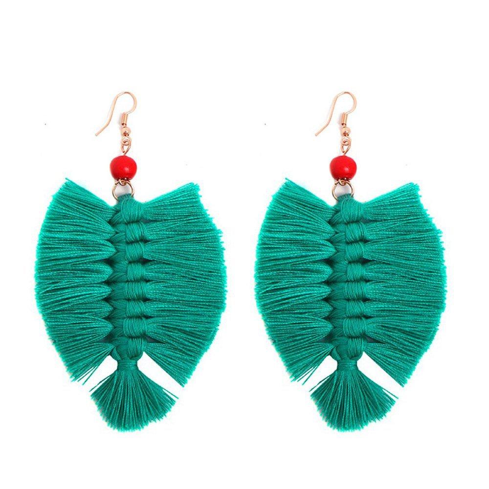 Bohemian Style Tassel Alloy Earrings