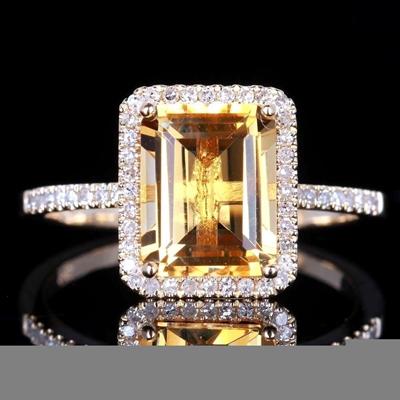 Champagne Jewel Diamond Ring