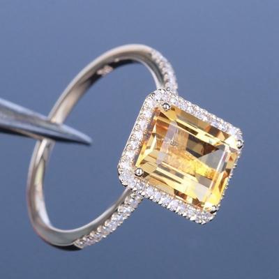 Champagne Jewel Diamond Ring