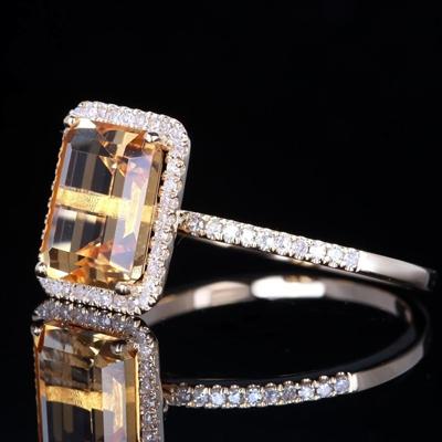 Champagne Jewel Diamond Ring