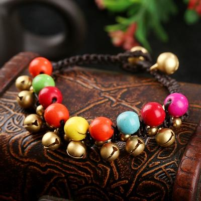 Ethnic Style Vintage Turquoise Bell Bracelet