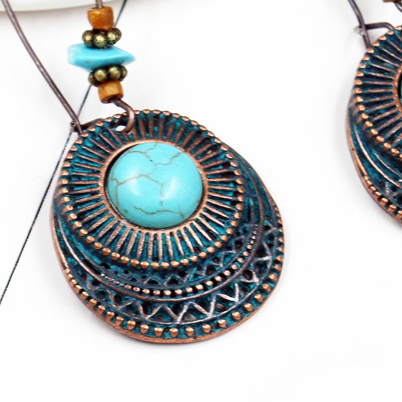 Alloy Vintage Turquoise Earrings