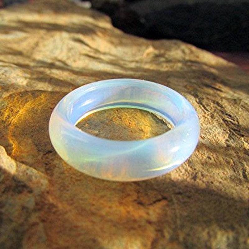 Natural opal ring