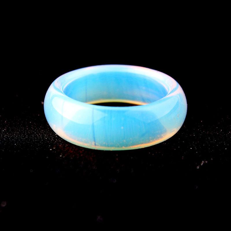 Natural opal ring