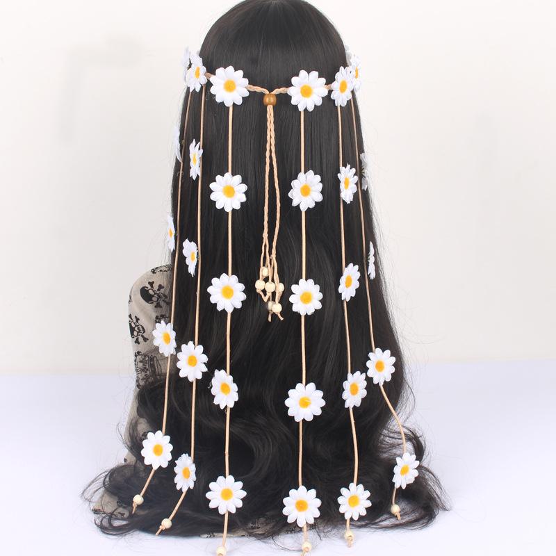 Headdress garland daisy flower headband