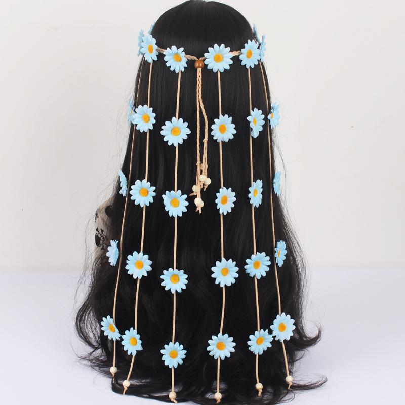 Headdress garland daisy flower headband