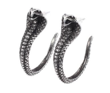 Retro hand-woven rope serpentine earrings