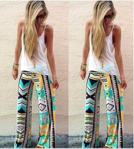 Printed Casual Trousers Pants