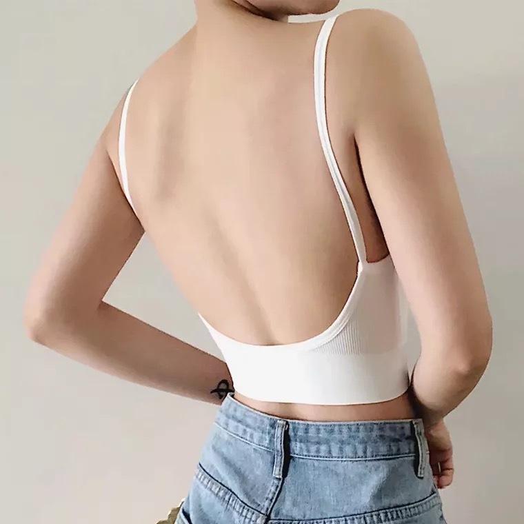 Sexy Beauty Back Wrapped Chest Sports Vest