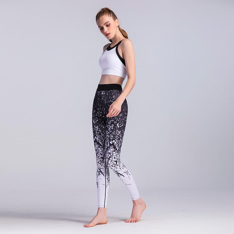 Printed Sports Stretch Tight Yoga Pants