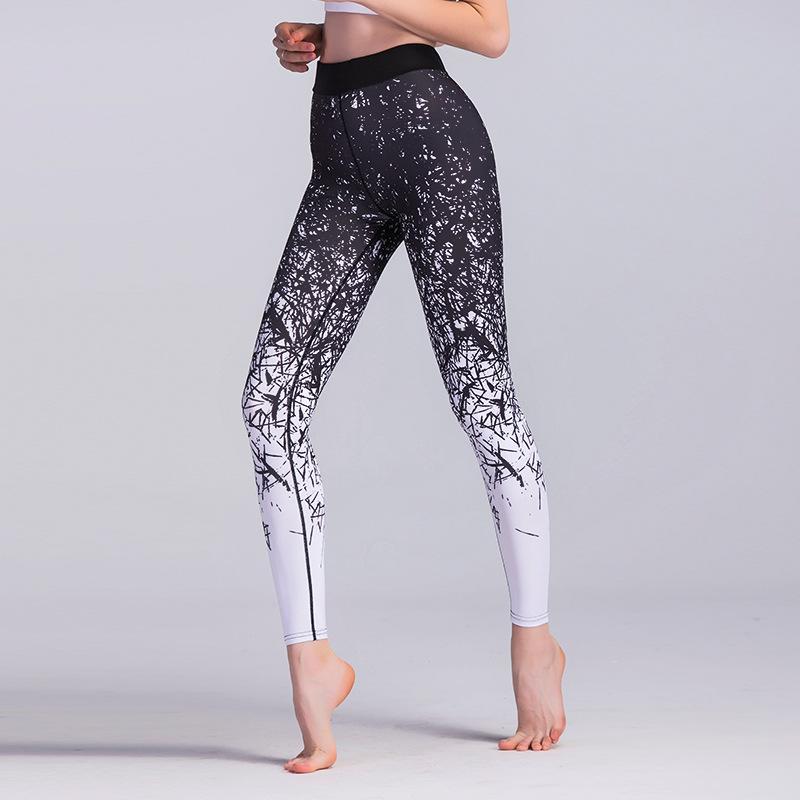 Printed Sports Stretch Tight Yoga Pants