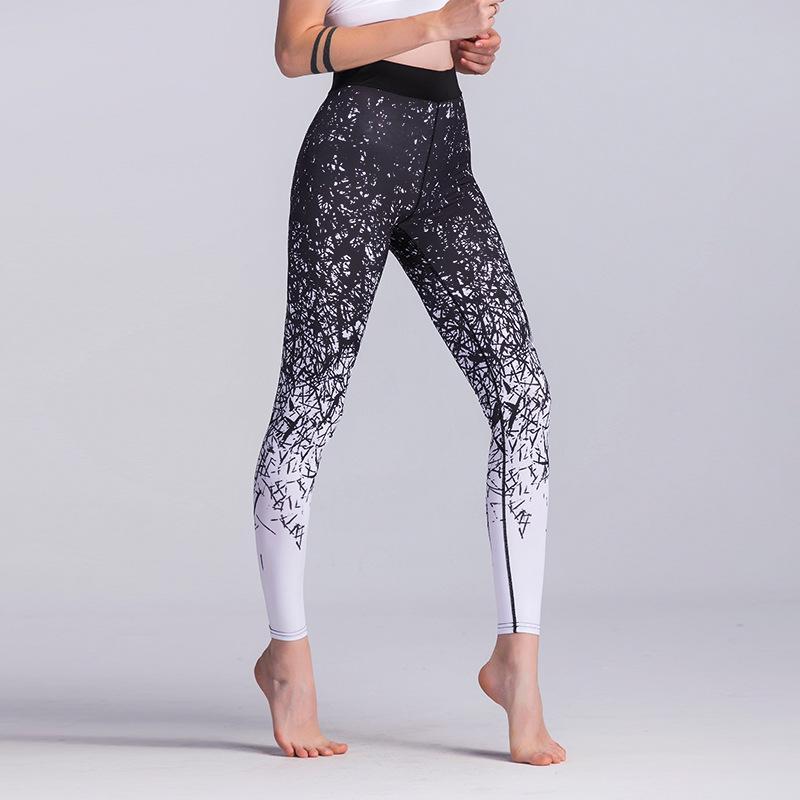 Printed Sports Stretch Tight Yoga Pants