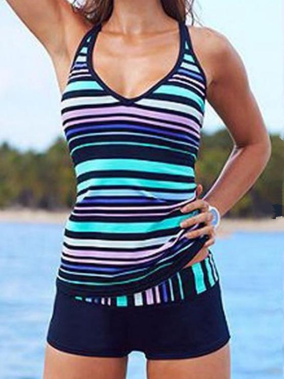 High waist split ladies swimsuit