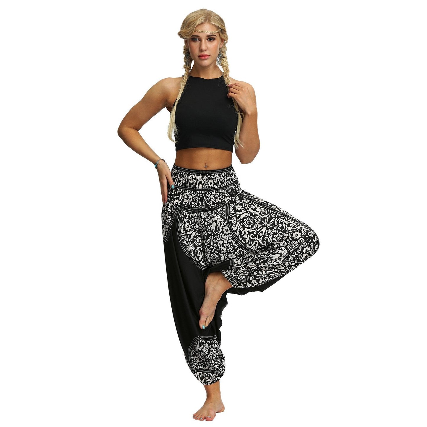 Large Size Loose Lantern Yoga Sweatpants