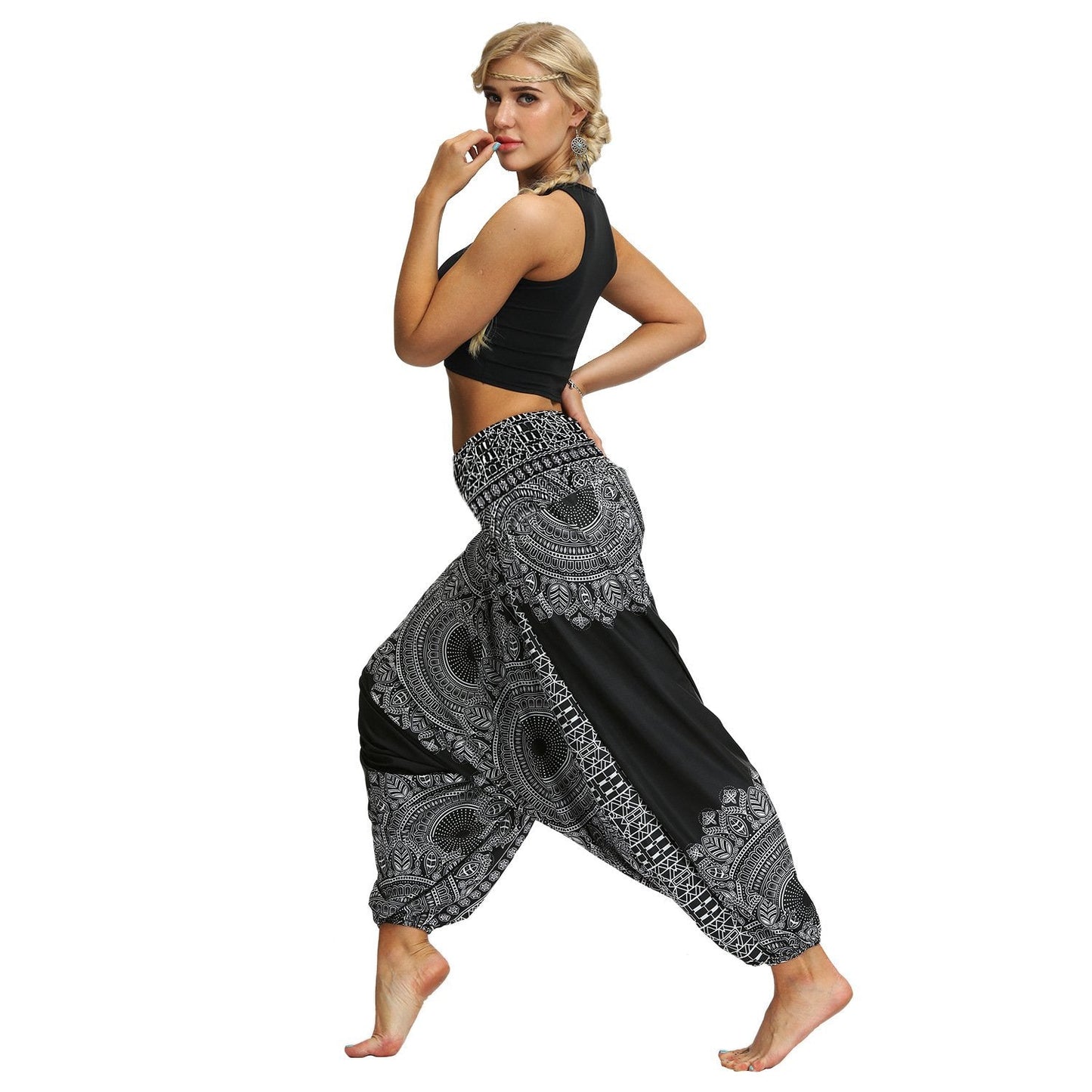 Large Size Loose Lantern Yoga Sweatpants