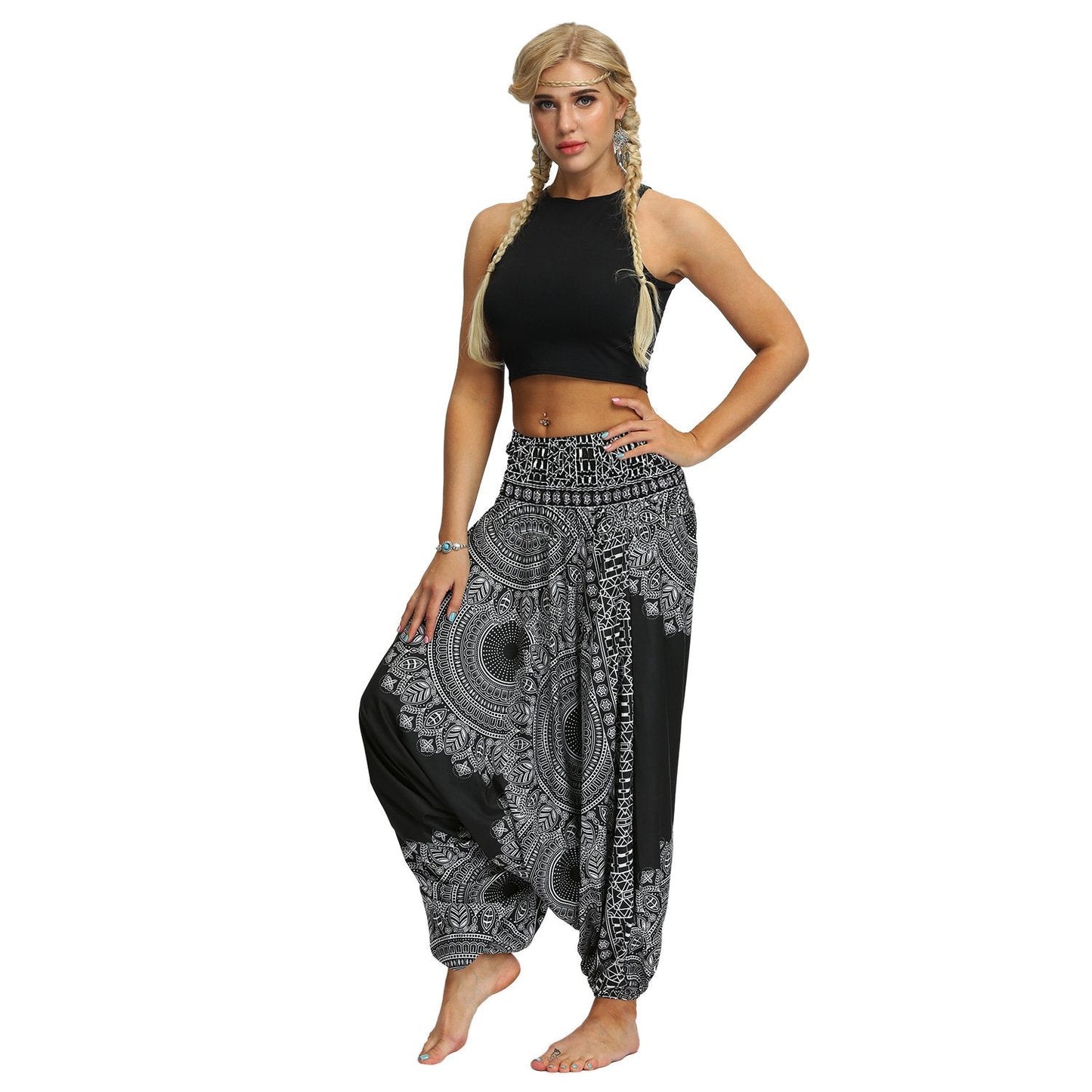 Large Size Loose Lantern Yoga Sweatpants