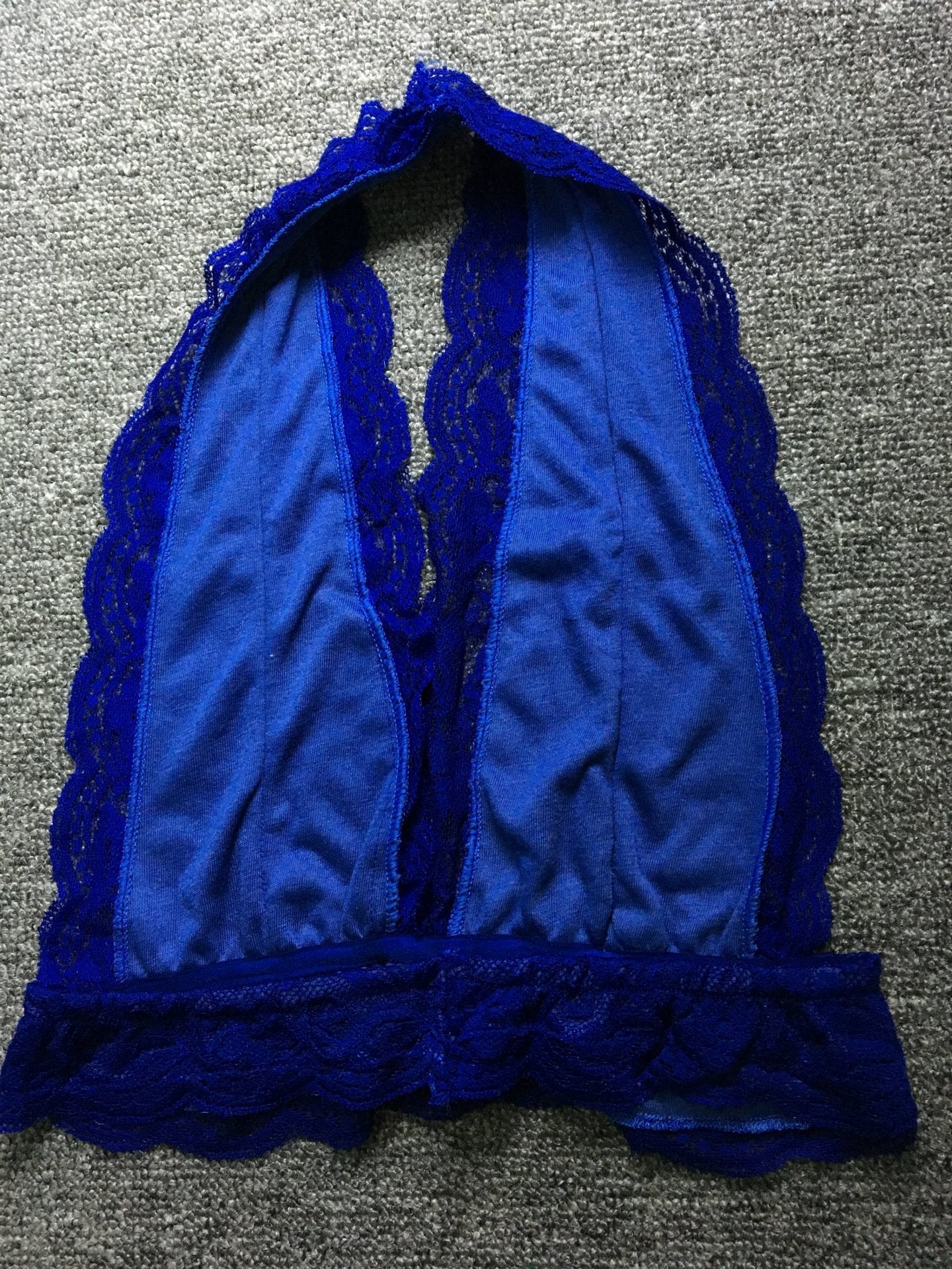 Sexy Hanging Neck Lace Vest