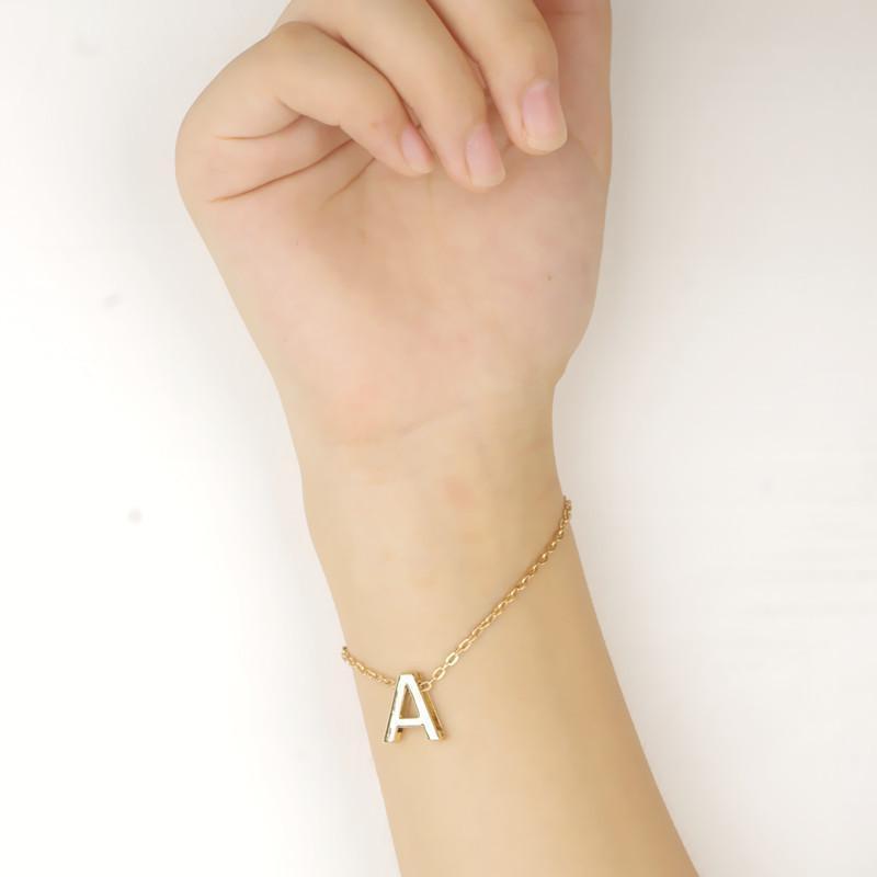 English letters 26 letters simple bracelet