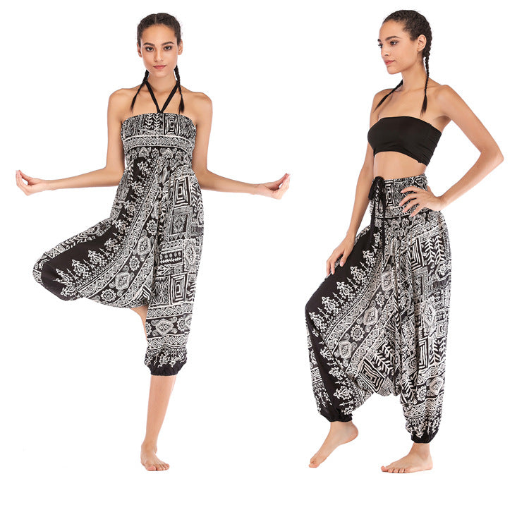 Bohemian Casual Ethnic Yoga Pants