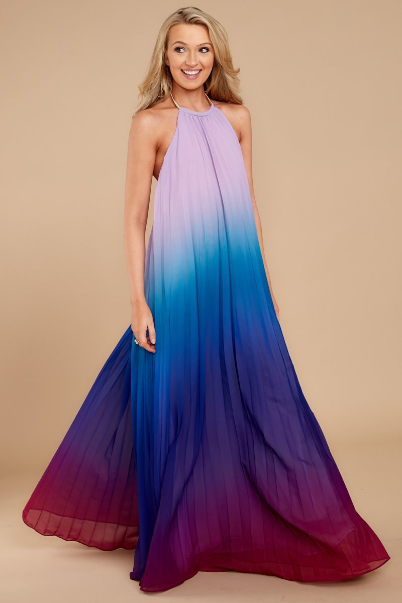 Halter Sleeveless Bohemia 2018 Maxi Dress