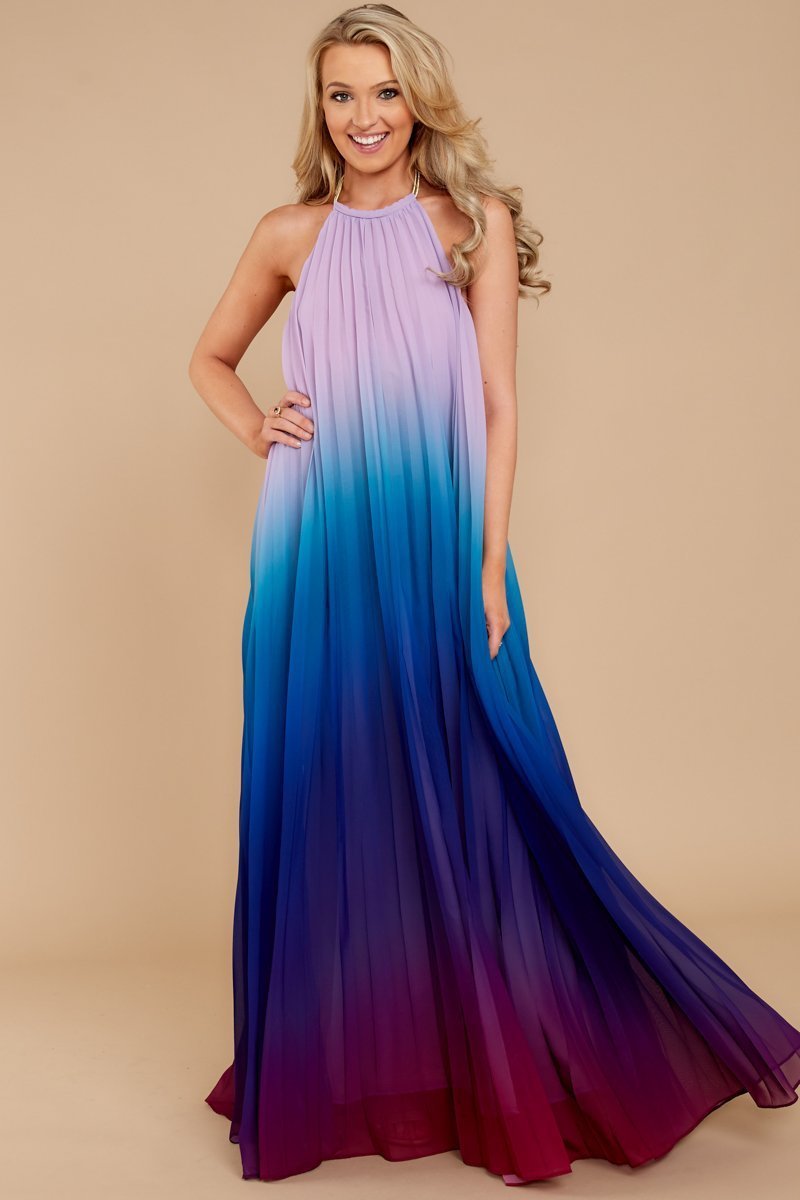 Halter Sleeveless Bohemia 2018 Maxi Dress