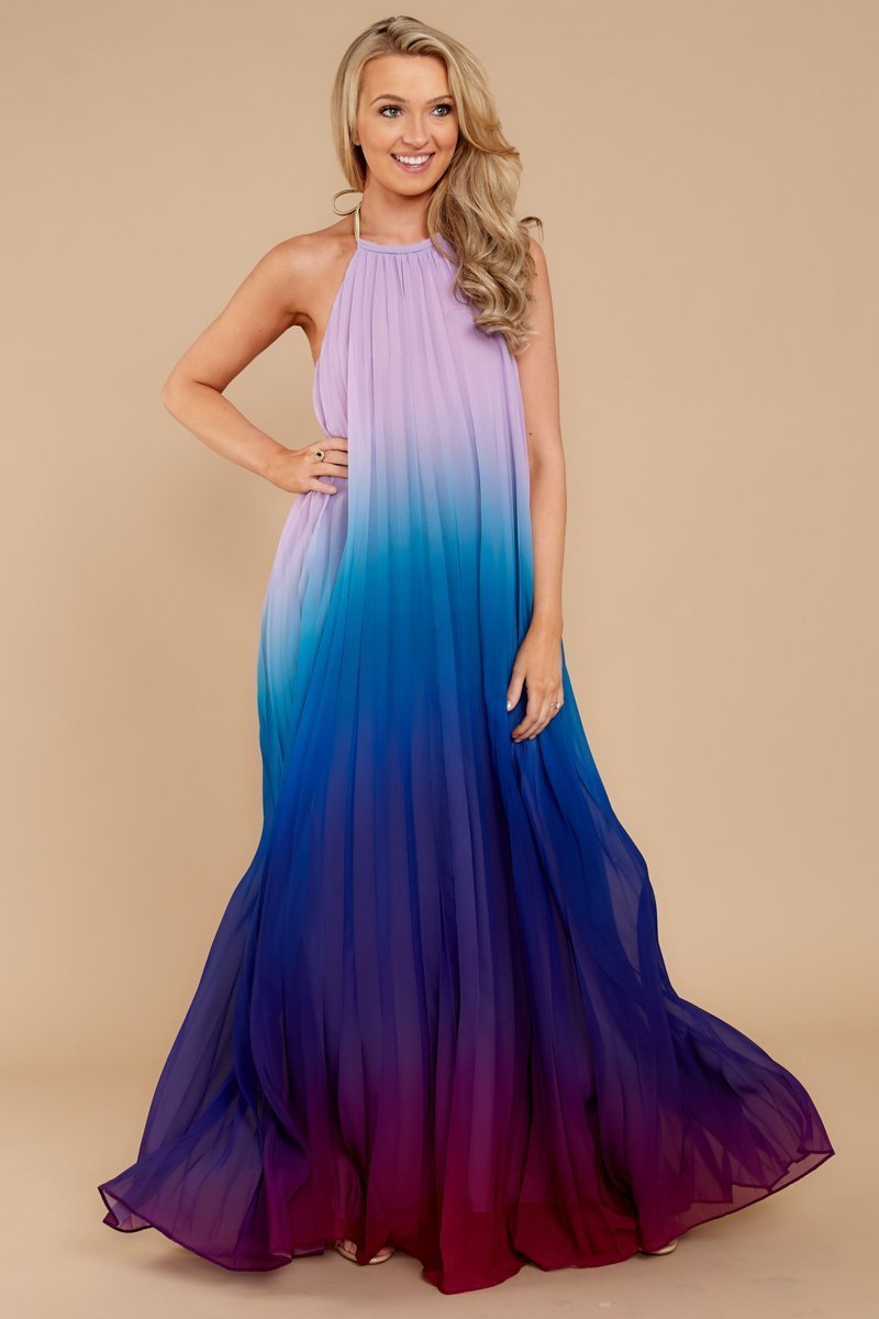 Halter Sleeveless Bohemia 2018 Maxi Dress