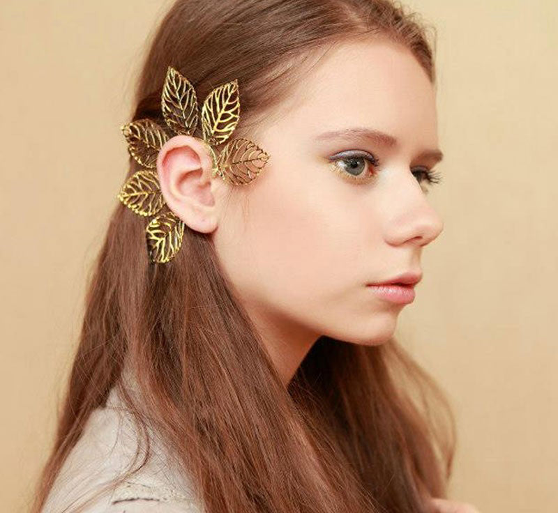 Retro One Piece Big Leaves Ear Cuff Earring