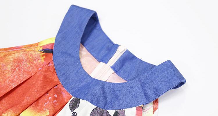 New Print Sleeveless Loose Summer Maxi Dress