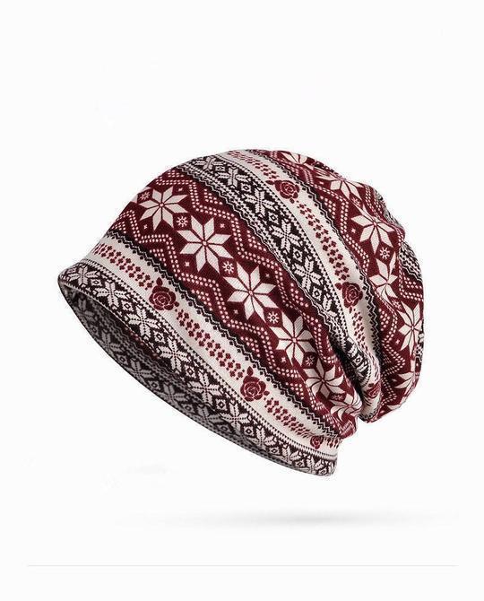 Women Bohemia Snowflake Hat Accessories