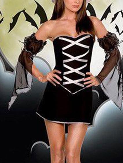 Halloween Cosplay Off Shoulder Mini Dress