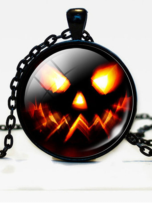 Halloween Pumpkin Necklace Accessories