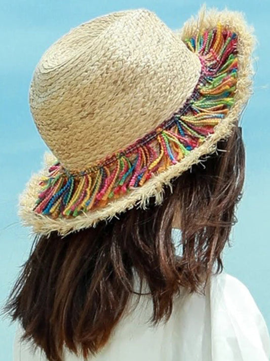 Summer Hand-Woven Bohemian Straw Parent-Child Sun Hat