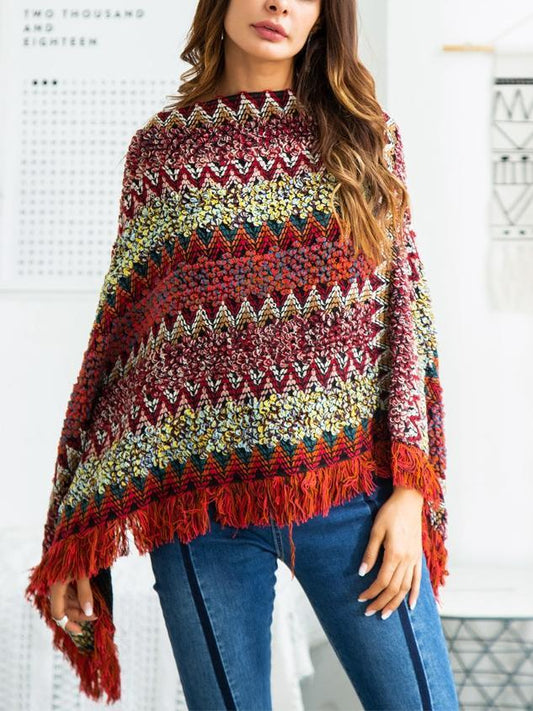 Knit Autumn Tassel Fashion Sweater Tops