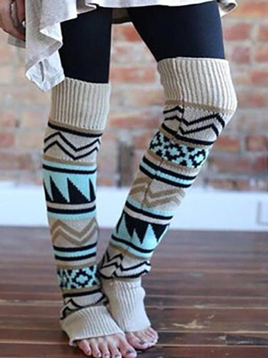 Bohemia Knitted Over Knee Long Leg Warmers