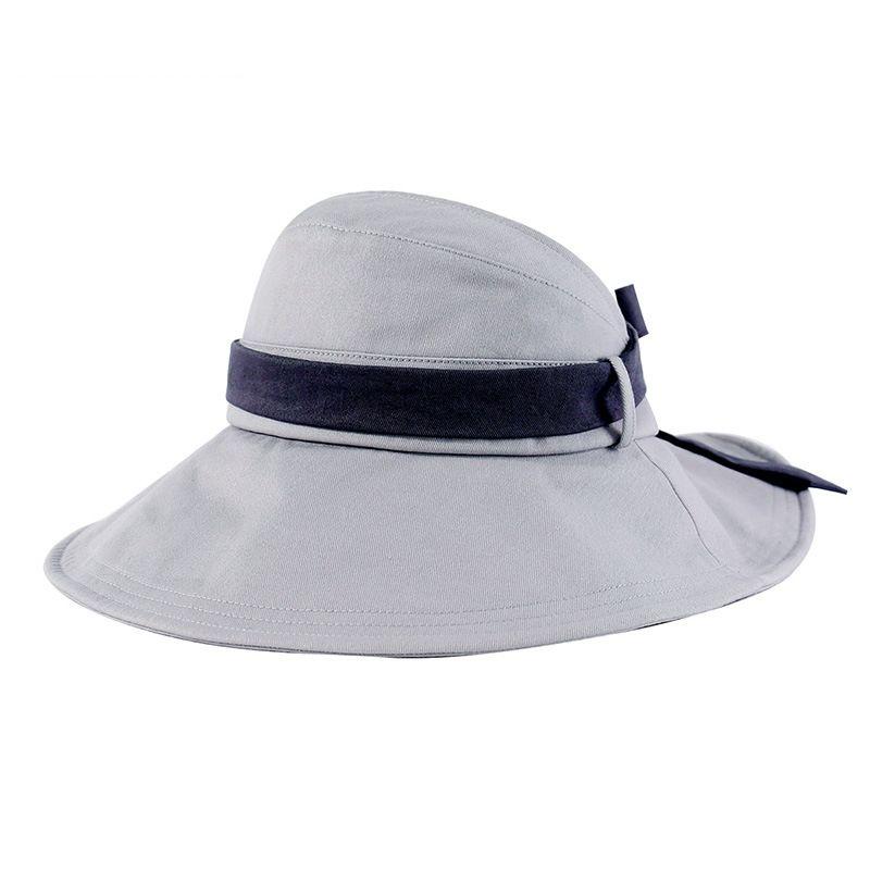 Summer Women's Empty Top Big Brim Cover Face Fisherman Hat