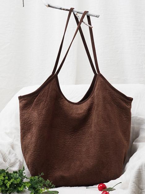 3 Colors Simple Literature Shoulder Bag