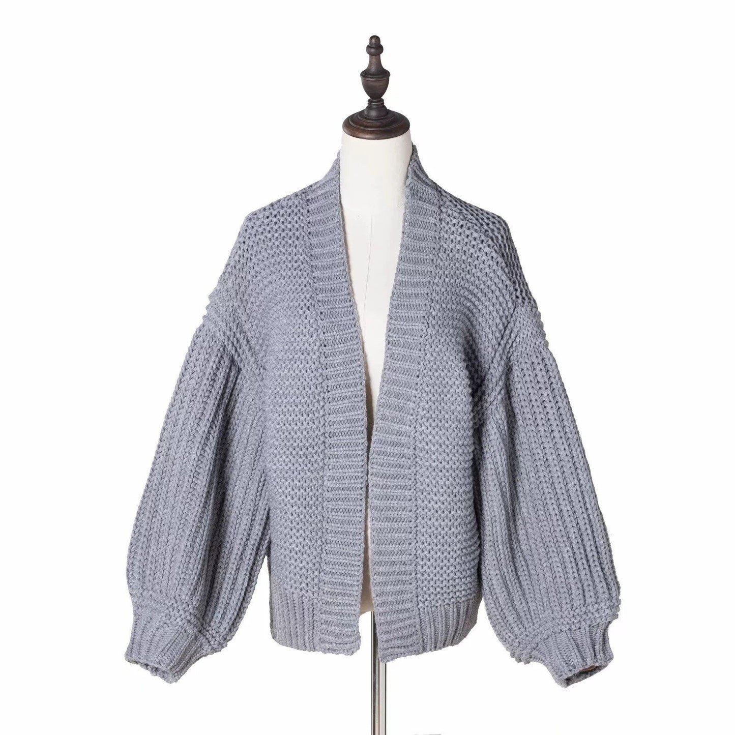 Women's Fashion Cardigans Thick Hand Knitted V-neck Open Stitch Sweaters Loose Oversized Sweater Winter Chic Boho Outerwear