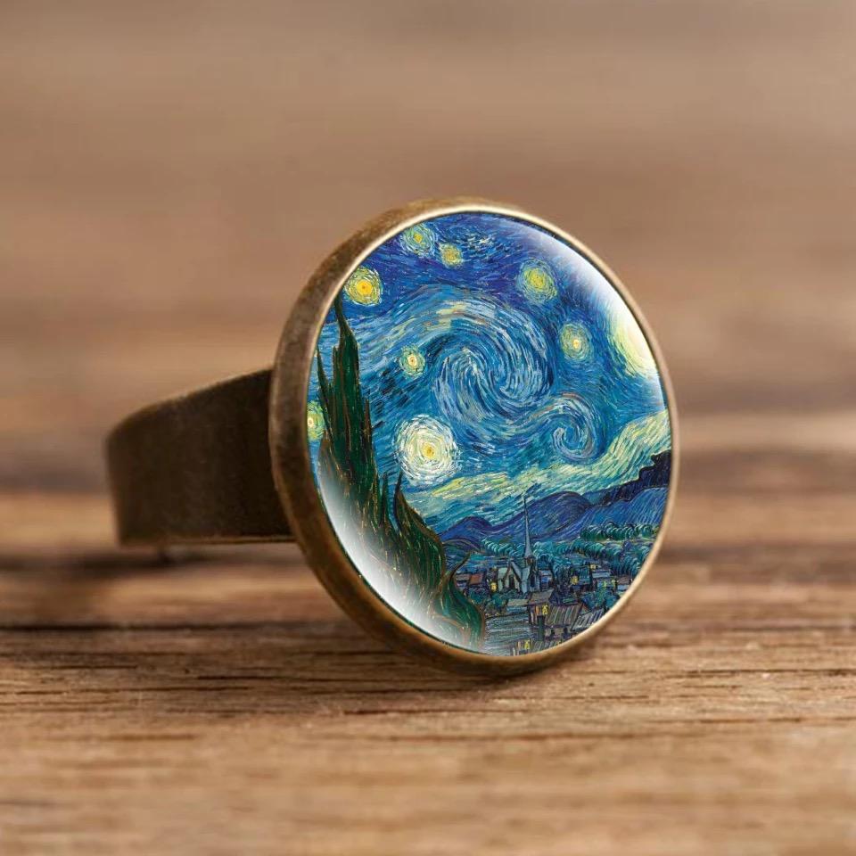 Oil Painting Style Ring