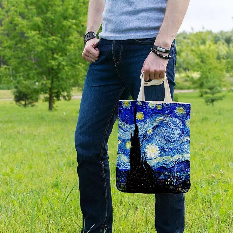 Oil Painting Canvas Tote Bag