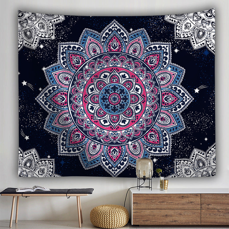 Datura moon sun Bohemian background cloth bedroom home hanging cloth tapestry