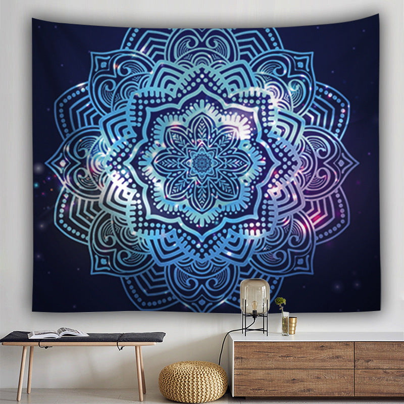 Datura moon sun Bohemian background cloth bedroom home hanging cloth tapestry