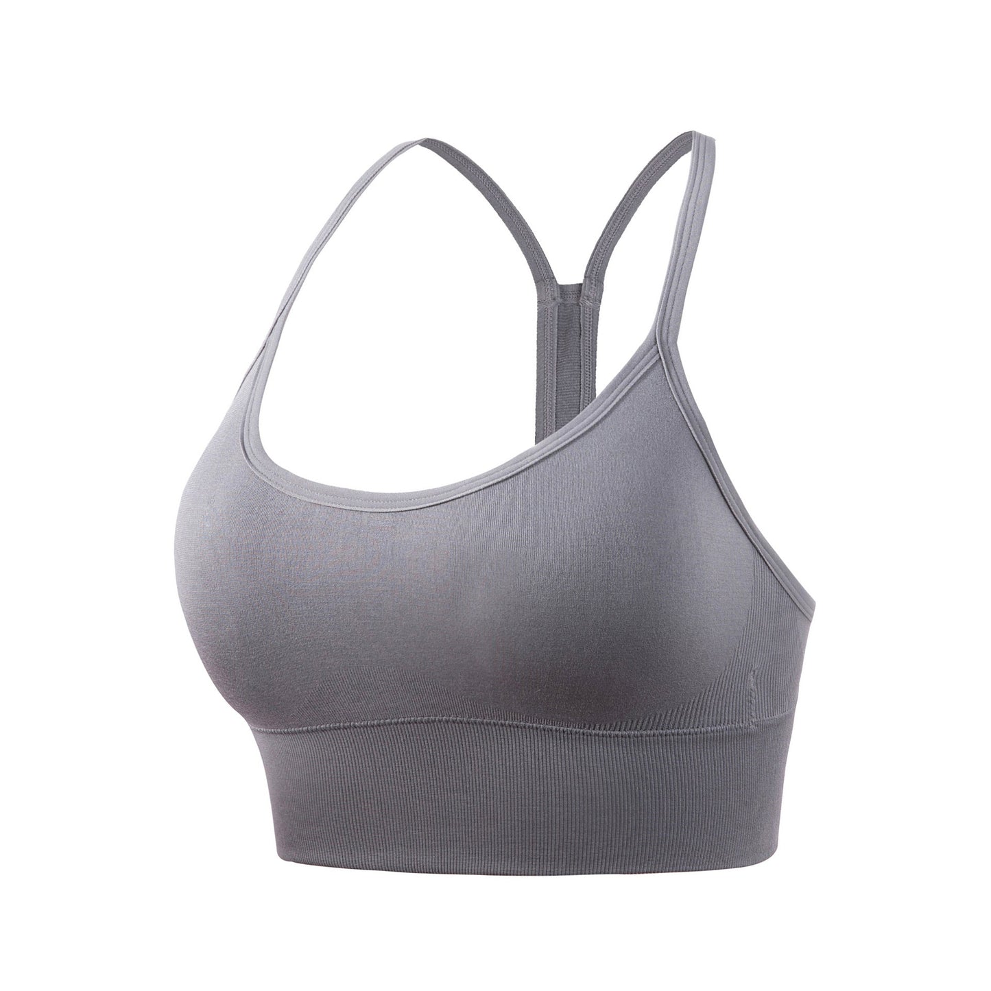 Fine Shoulder Y-type Beauty Back Sports Bra No Steel Ring Shock-proof Gathered Sling-style Sports Underwear