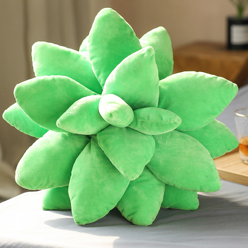 25/45cm Lifelike Succulent Plants Plush Stuffed Toys Soft Doll Creative Potted Flowers Pillow Chair Cushion for Girls Kids Gift