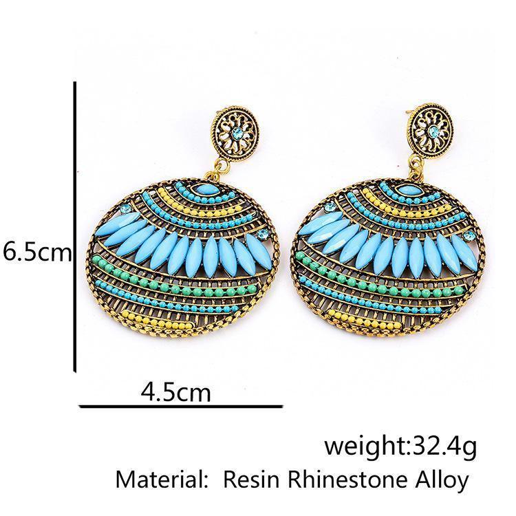 4 Colors Bohemia Hollow Earrings For Women