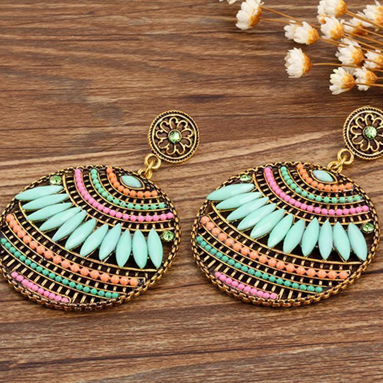 4 Colors Bohemia Hollow Earrings For Women